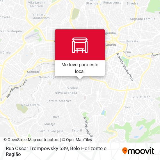 Rua Oscar Trompowsky 639 mapa