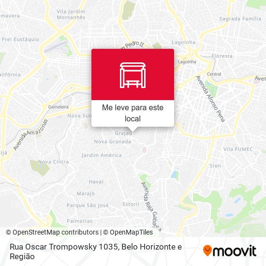 Rua Oscar Trompowsky 1035 mapa