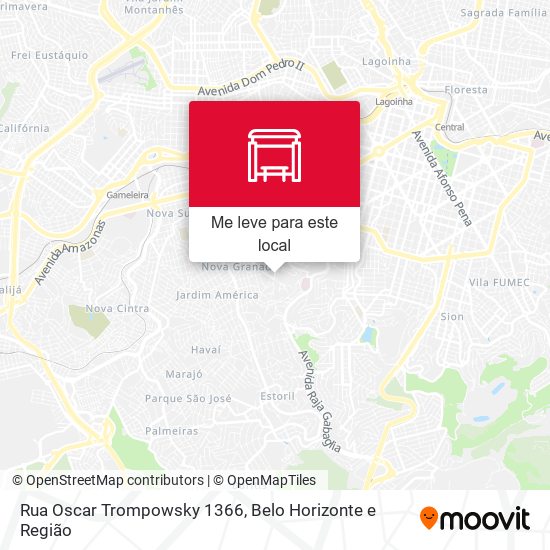 Rua Oscar Trompowsky 1366 mapa