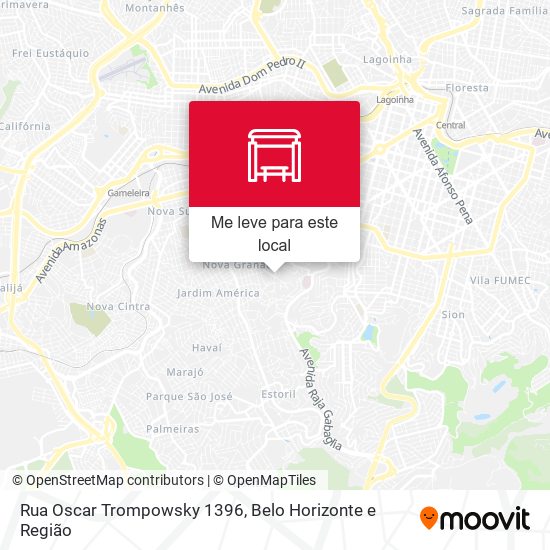 Rua Oscar Trompowsky 1396 mapa