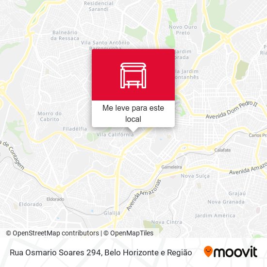 Rua Osmario Soares 294 mapa