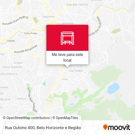 Rua Outono 400 mapa