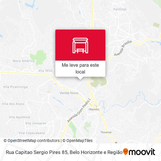 Rua Capitao Sergio Pires 85 mapa