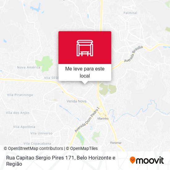 Rua Capitao Sergio Pires 171 mapa