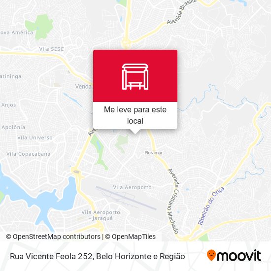 Rua Vicente Feola 252 mapa