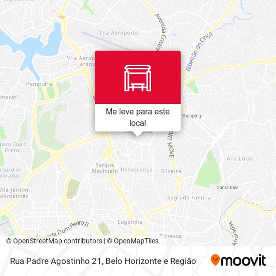 Rua Padre Agostinho 21 mapa