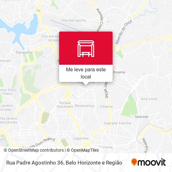 Rua Padre Agostinho 36 mapa
