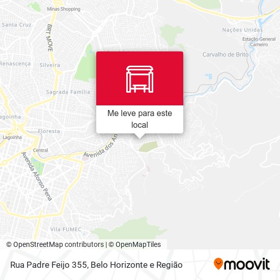 Rua Padre Feijo 355 mapa