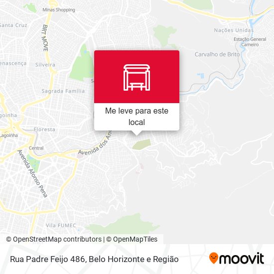 Rua Padre Feijo 486 mapa