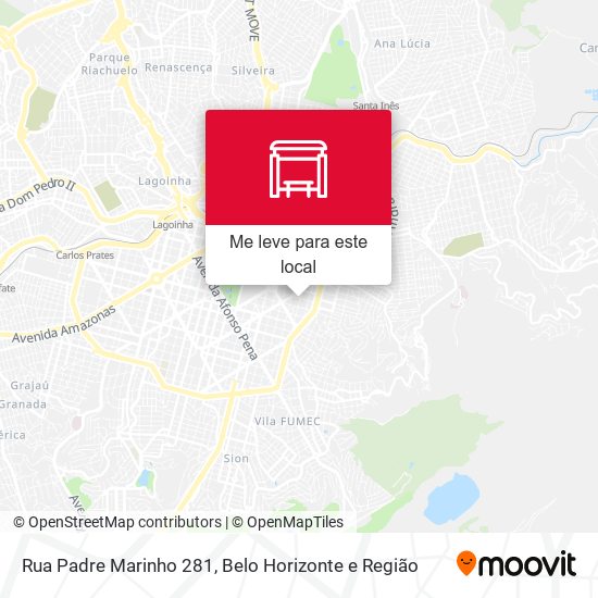 Rua Padre Marinho 281 mapa