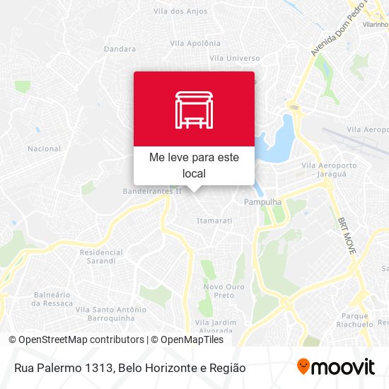 Rua Palermo 1313 mapa