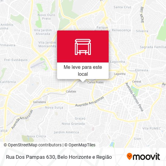 Rua Dos Pampas 630 mapa