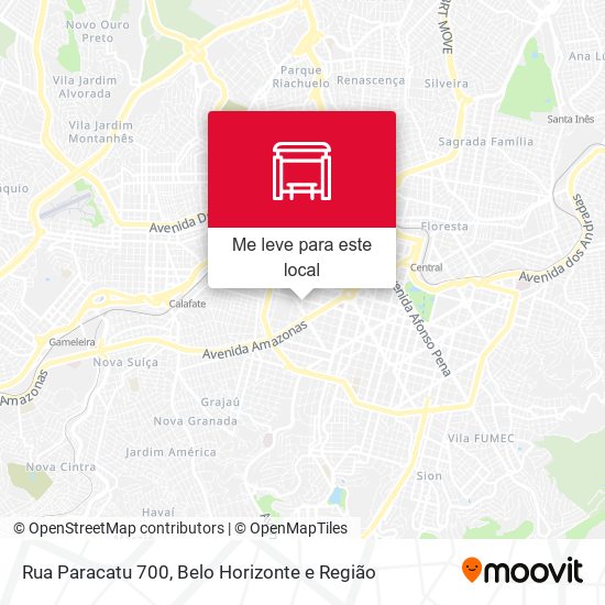 Rua Paracatu 700 mapa