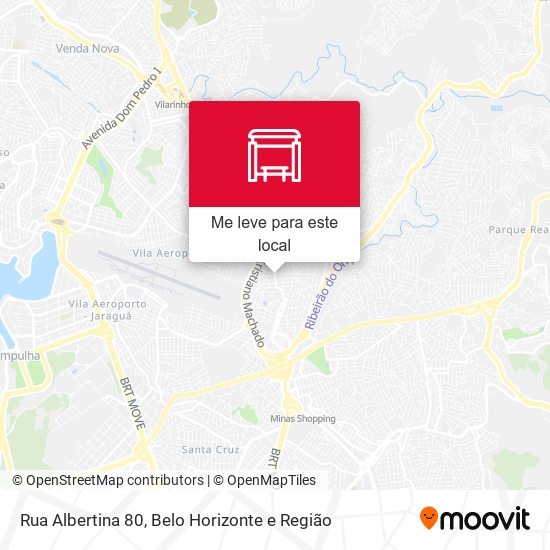 Rua Albertina 80 mapa