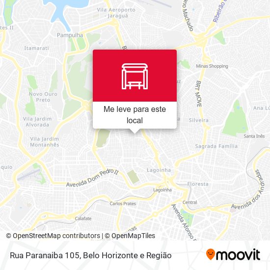 Rua Paranaiba 105 mapa