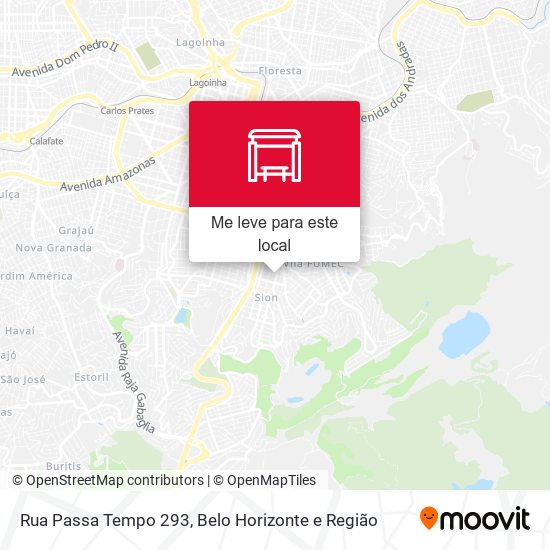 Rua Passa Tempo 293 mapa