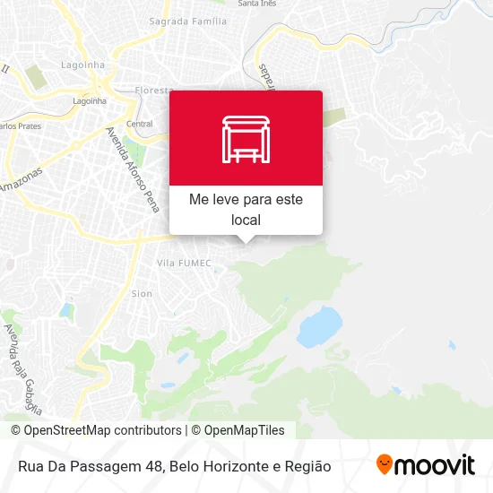 Rua Da Passagem 48 mapa
