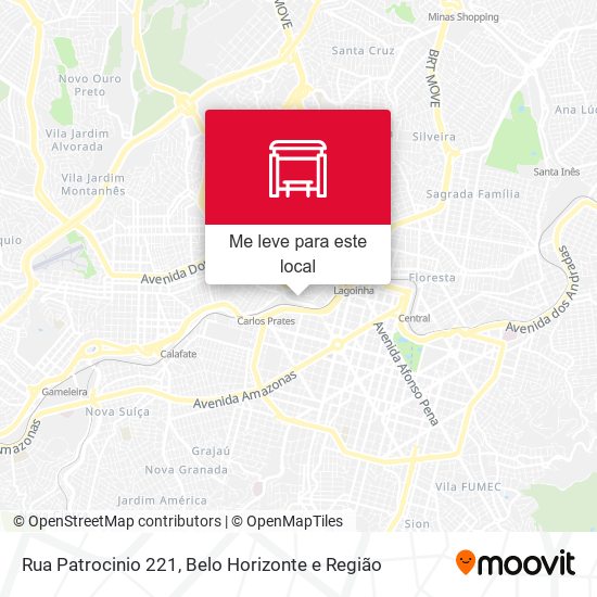 Rua Patrocinio 221 mapa