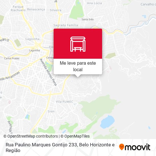 Rua Paulino Marques Gontijo 233 mapa