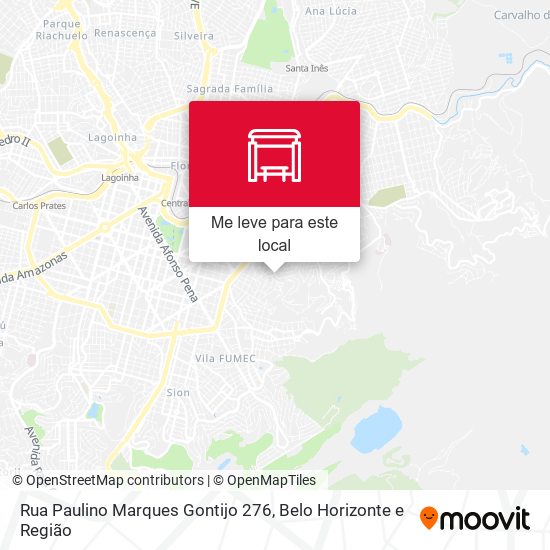 Rua Paulino Marques Gontijo 276 mapa