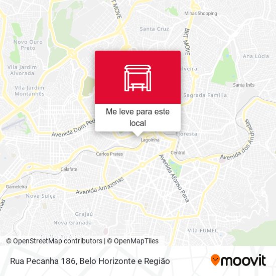 Rua Pecanha 186 mapa