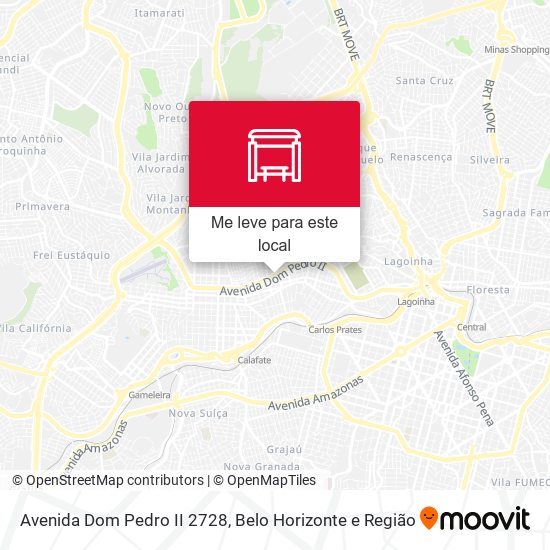 Avenida Dom Pedro II 2728 mapa
