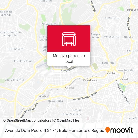 Avenida Dom Pedro II 3171 mapa