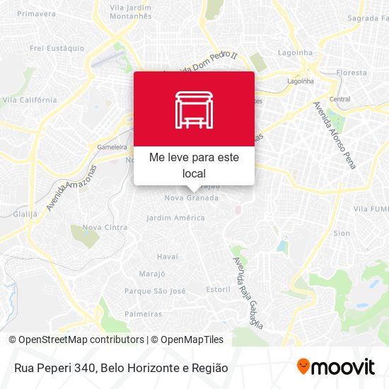 Rua Peperi 340 mapa