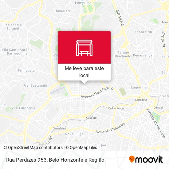 Rua Perdizes 953 mapa