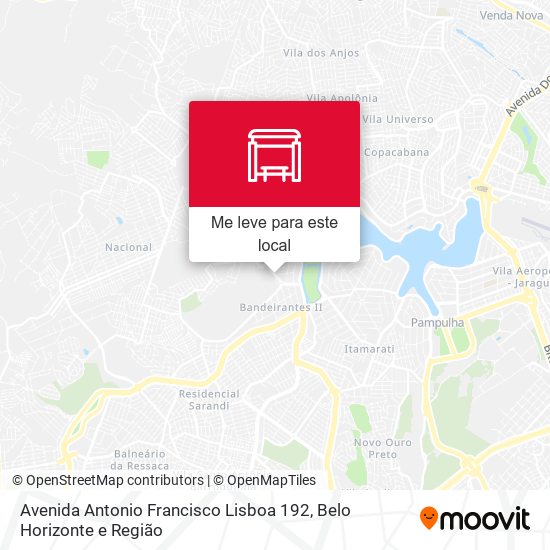 Avenida Antonio Francisco Lisboa 192 mapa