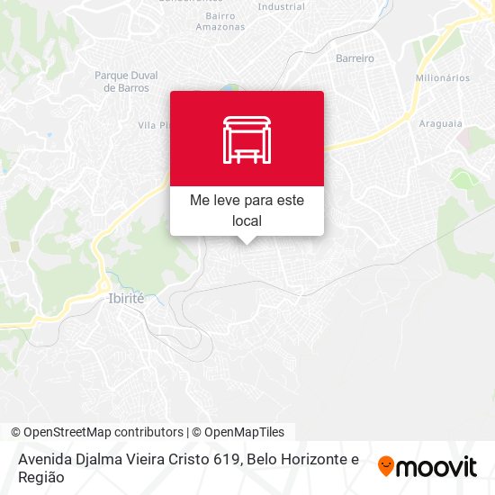 Avenida Djalma Vieira Cristo 619 mapa