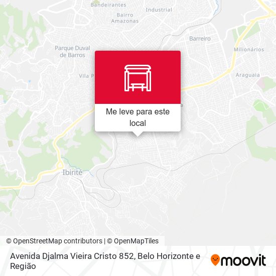 Avenida Djalma Vieira Cristo 852 mapa