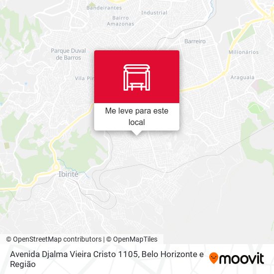 Avenida Djalma Vieira Cristo 1105 mapa