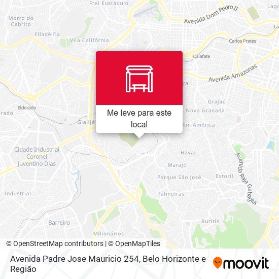 Avenida Padre Jose Mauricio 254 mapa