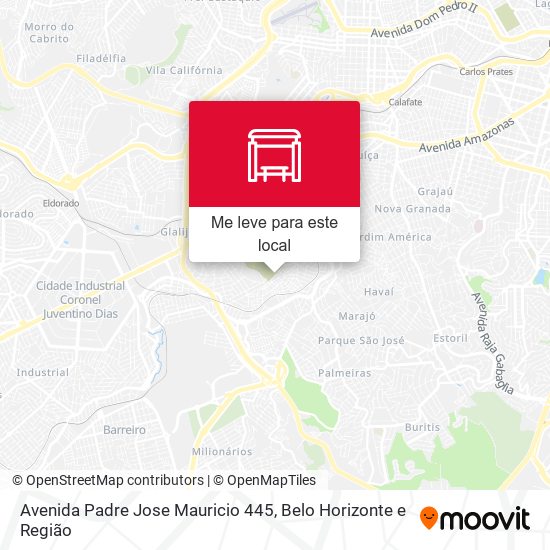 Avenida Padre Jose Mauricio 445 mapa