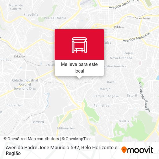 Avenida Padre Jose Mauricio 592 mapa