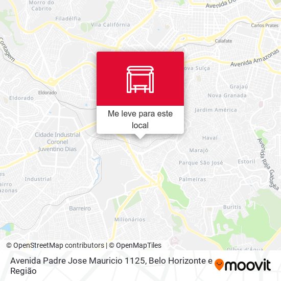 Avenida Padre Jose Mauricio 1125 mapa