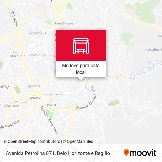 Avenida Petrolina 871 mapa