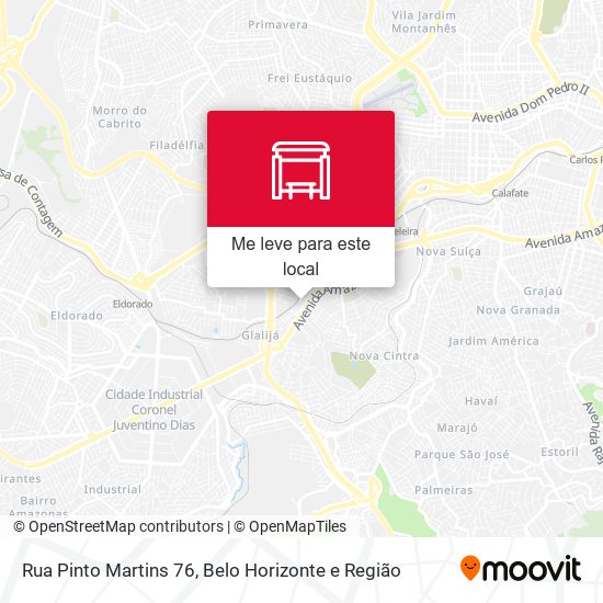 Rua Pinto Martins 76 mapa