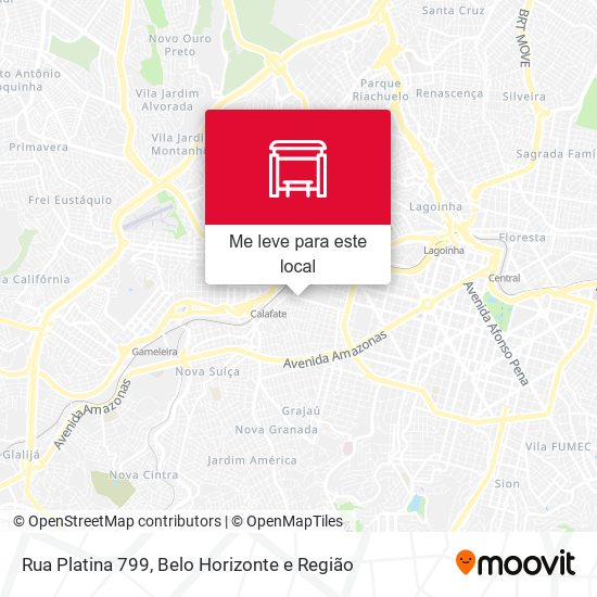 Rua Platina 799 mapa