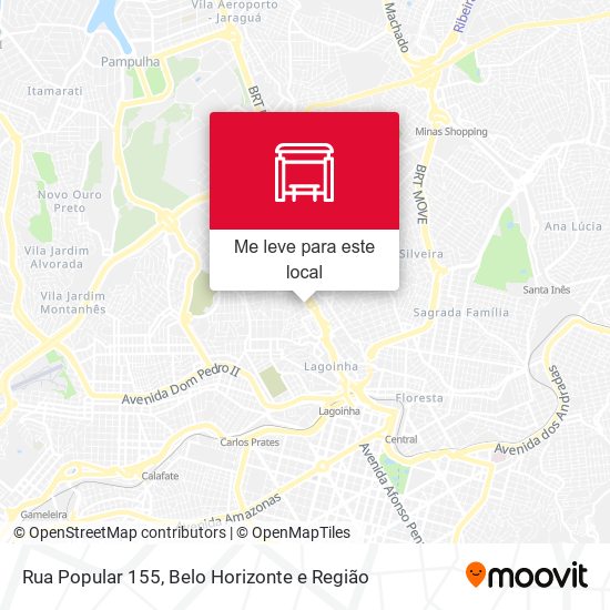 Rua Popular 155 mapa