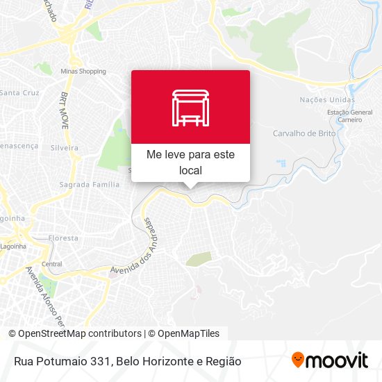 Rua Potumaio 331 mapa