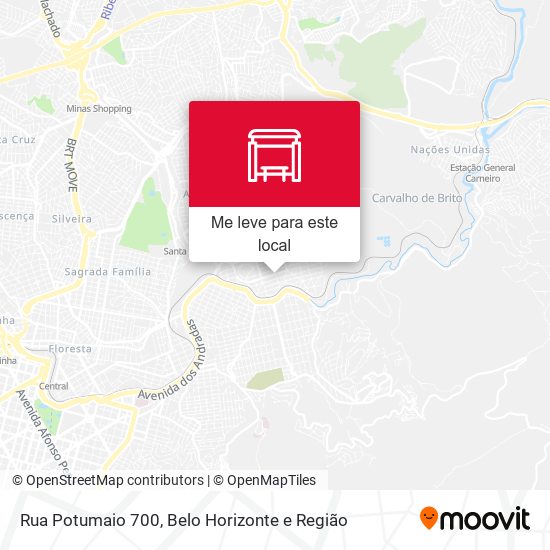 Rua Potumaio 700 mapa