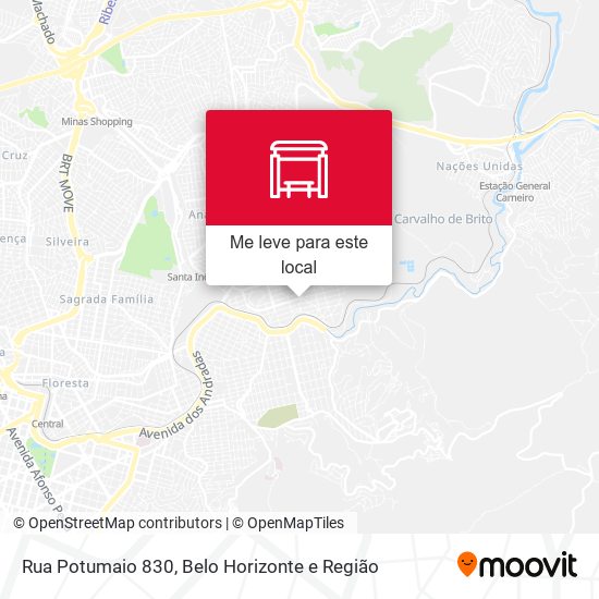 Rua Potumaio 830 mapa