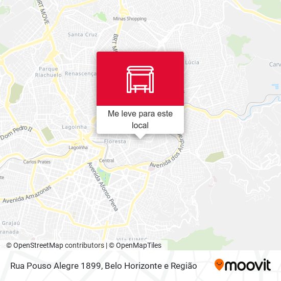 Rua Pouso Alegre 1899 mapa