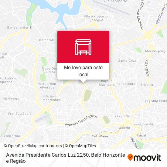 Avenida Presidente Carlos Luz 2250 mapa