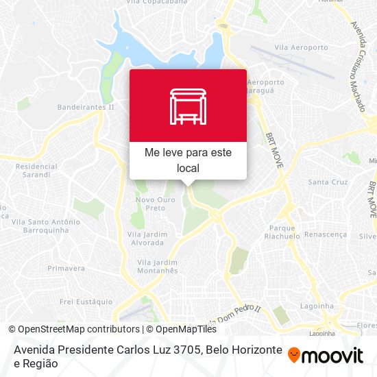 Avenida Presidente Carlos Luz 3705 mapa