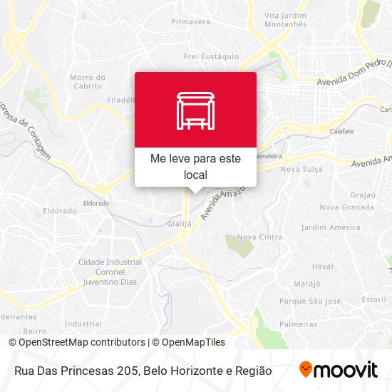 Rua Das Princesas 205 mapa