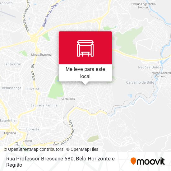 Rua Professor Bressane 680 mapa