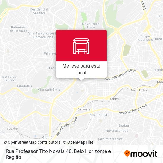 Rua Professor Tito Novais 40 mapa